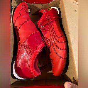 Red puma Ferrari Motorsport shoes